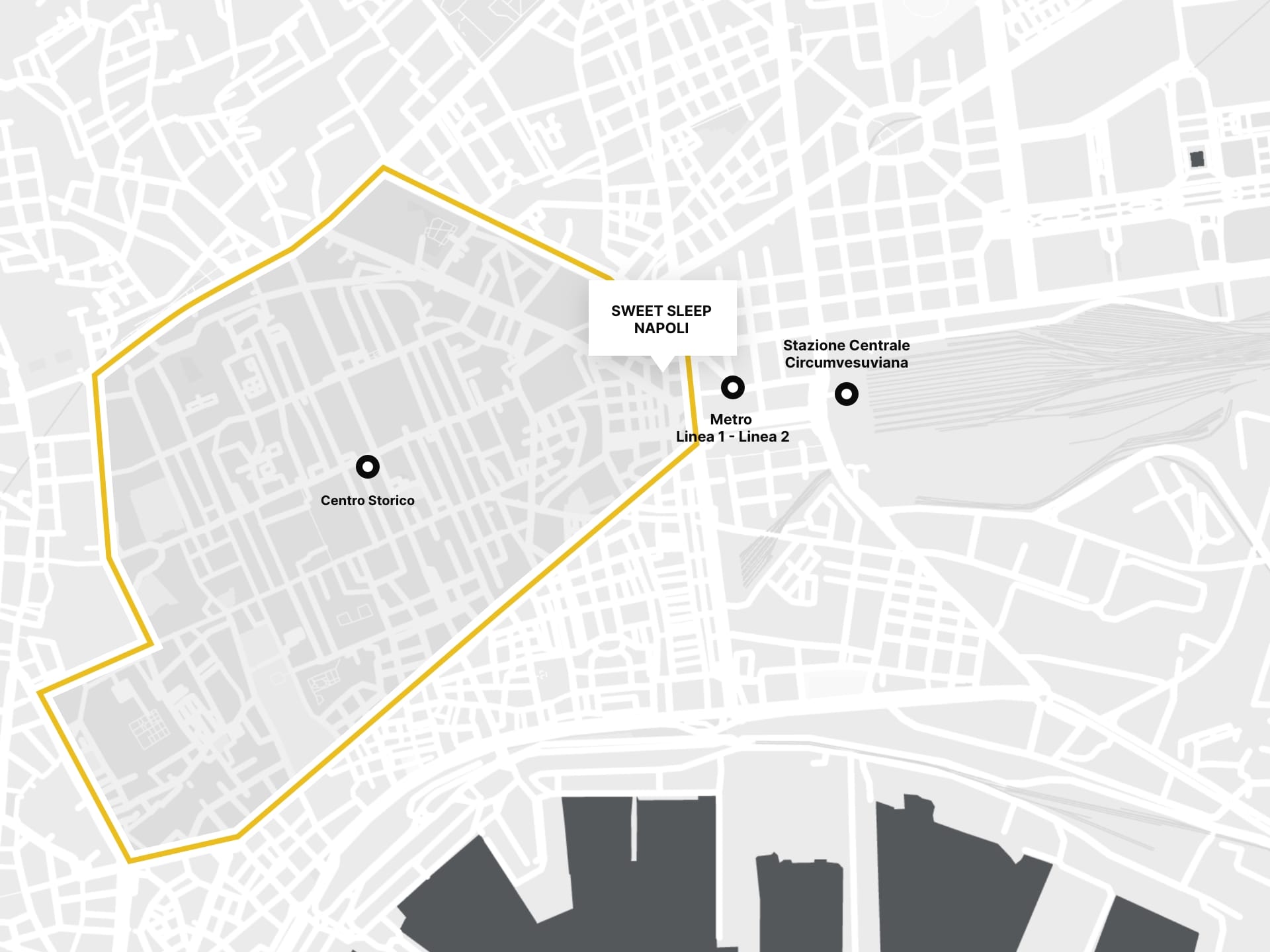 Map Sweet Sleep Napoli